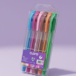 6 stylo avec 6 couleurs