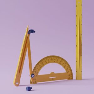 3 pièces de géométrie grande format